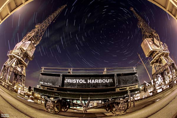 bristol harbour at night