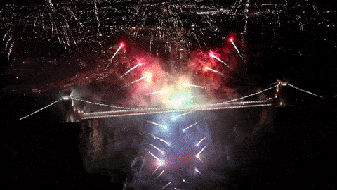 Clifton Suspension Bridge Fireworks