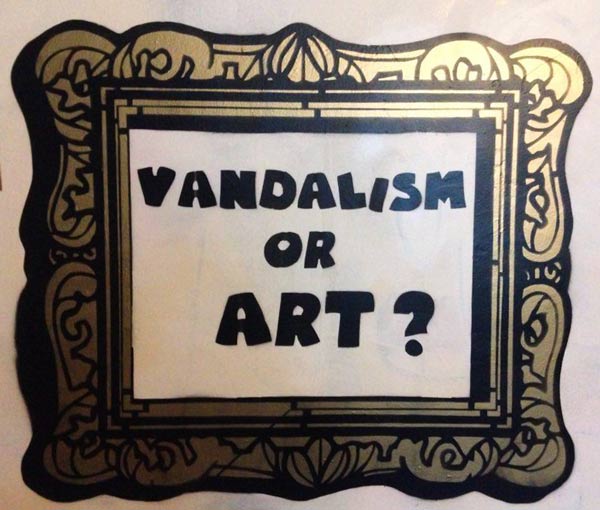 vandalism or art