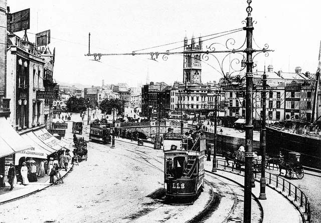 Tram bristol bridge