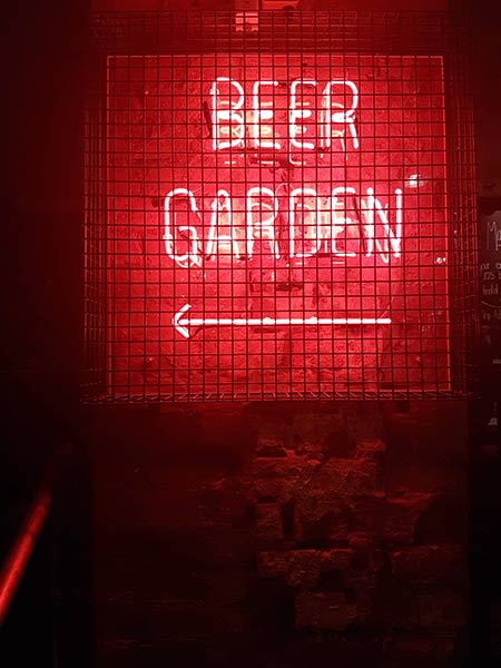 beer garden